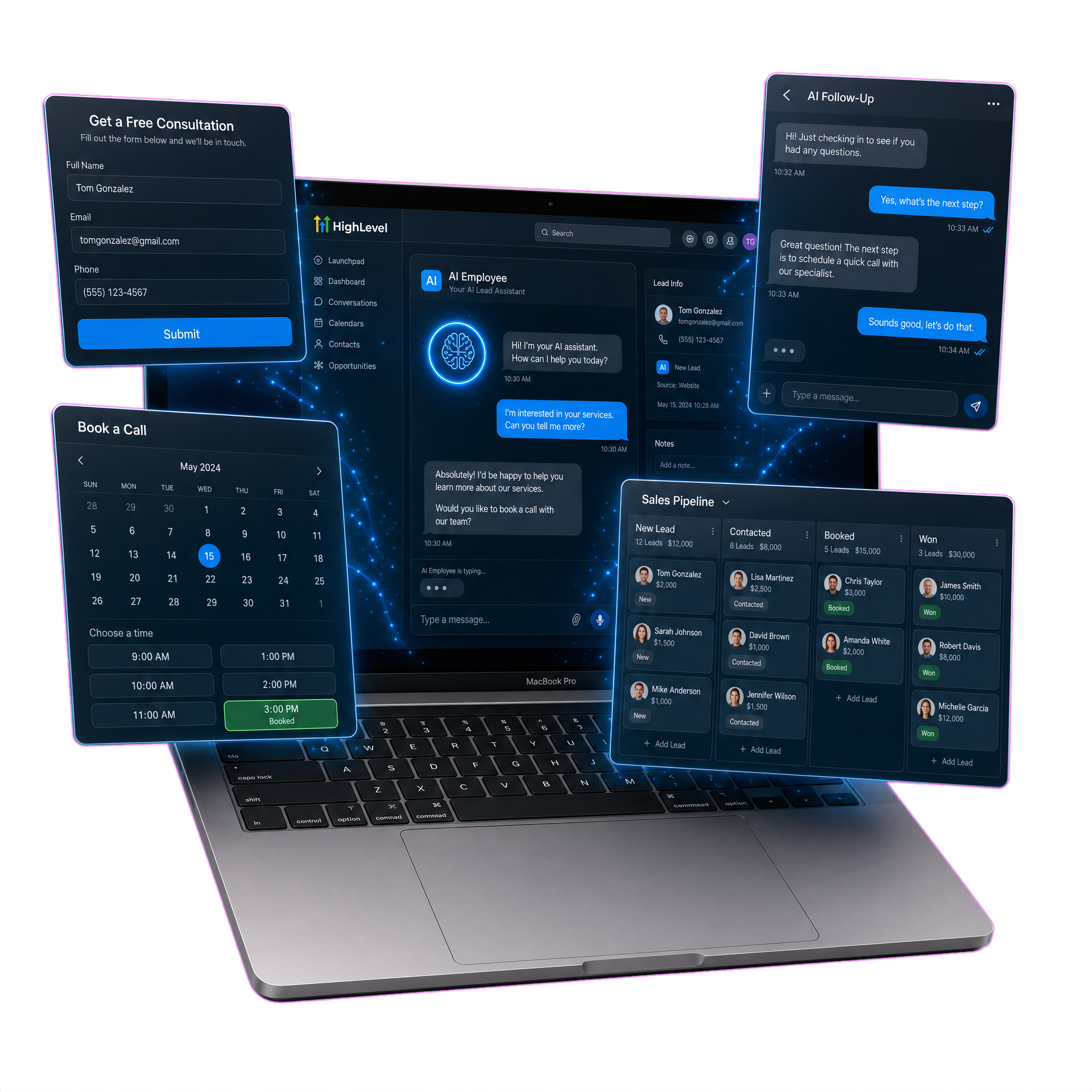 AI Growth Systems Blueprint — Leads, Follow-Up, Booking, Pipelines, and AI connected as one growth engine