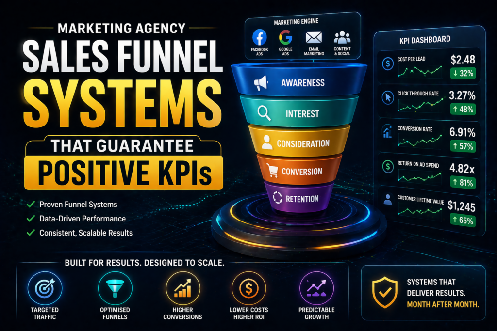 Marketing Agency Sales Funnel Systems That Get Positive KPIs