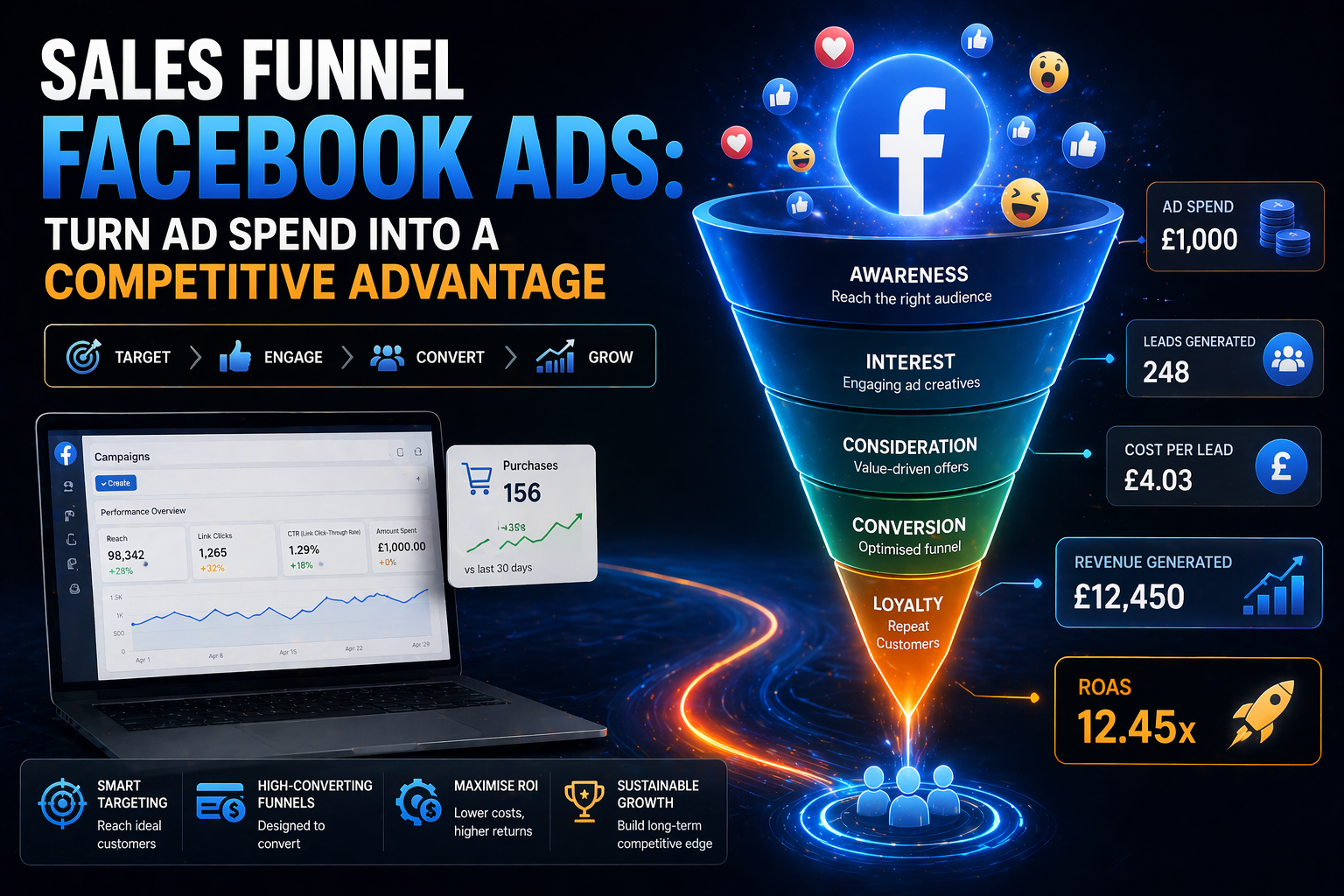 Sales Funnel Facebook Ads: Turn Ad Spend Into a Competitive Advantage