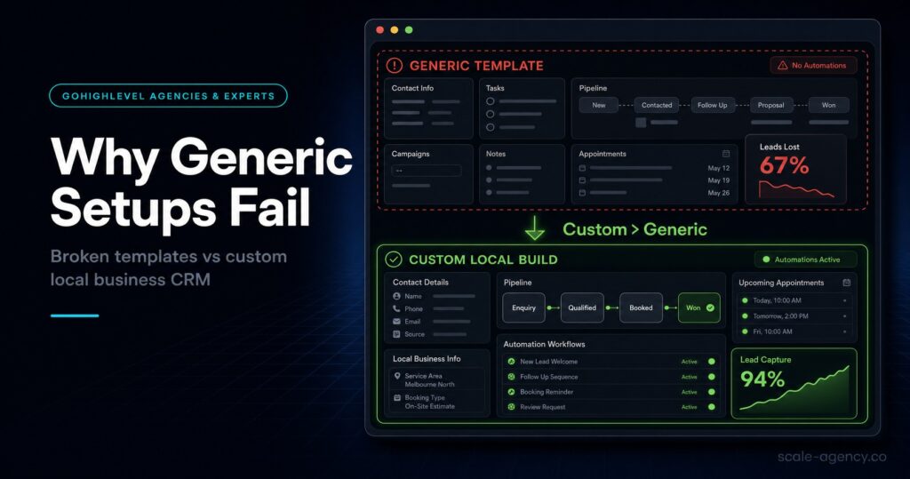 GoHighLevel Expert for Local Business: Why Generic Setups Fail