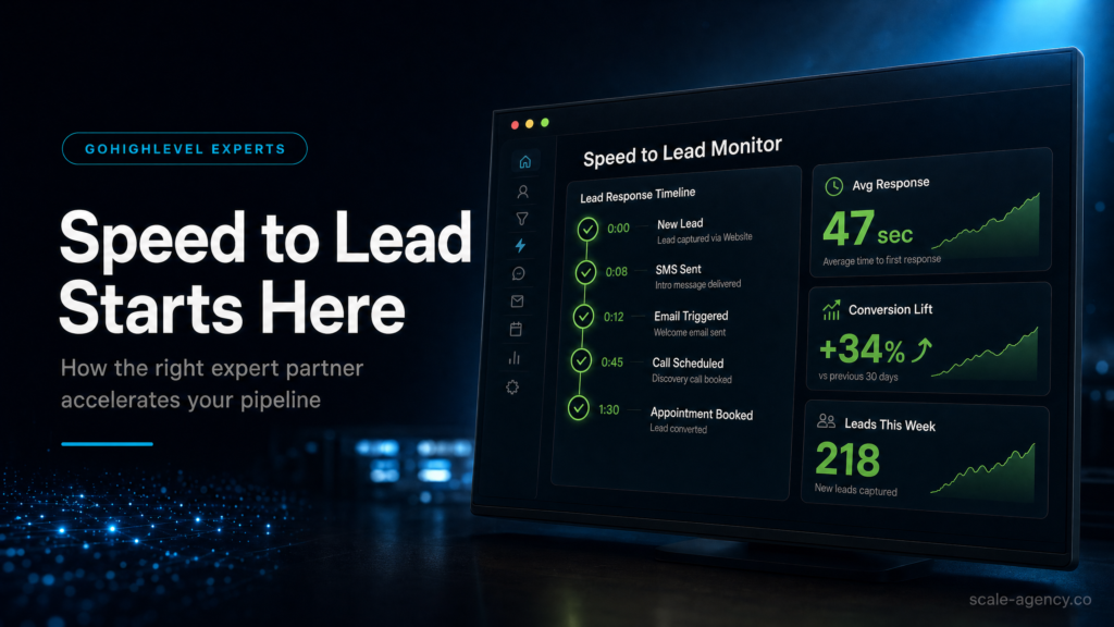 Hire GoHighLevel Expert: How the Right Partner Improves Speed to Lead