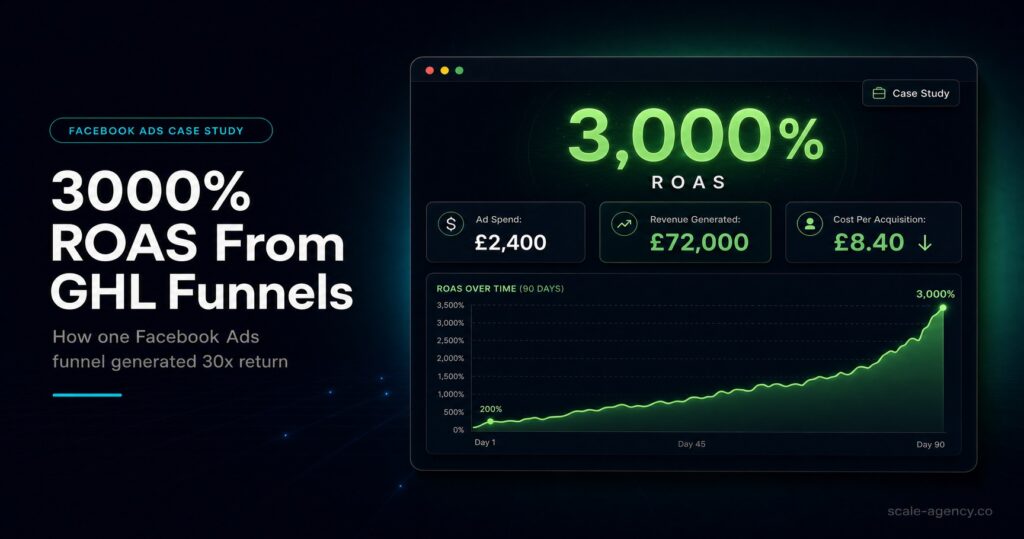 How a Facebook Ads Funnel in GoHighLevel Generated 3000% ROAS
