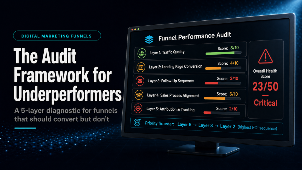 Funnel Optimization Agency: The Audit Framework for Underperforming Funnels