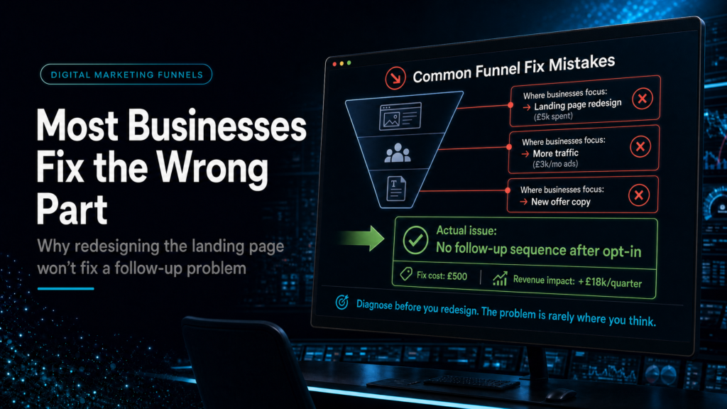 Funnel Optimization Agency: Why Most Businesses Fix the Wrong Part of Their Funnel