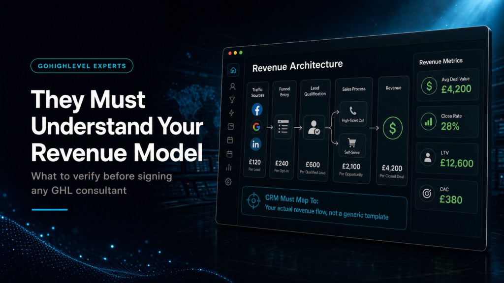 Go High Level Consultant Revenue Model