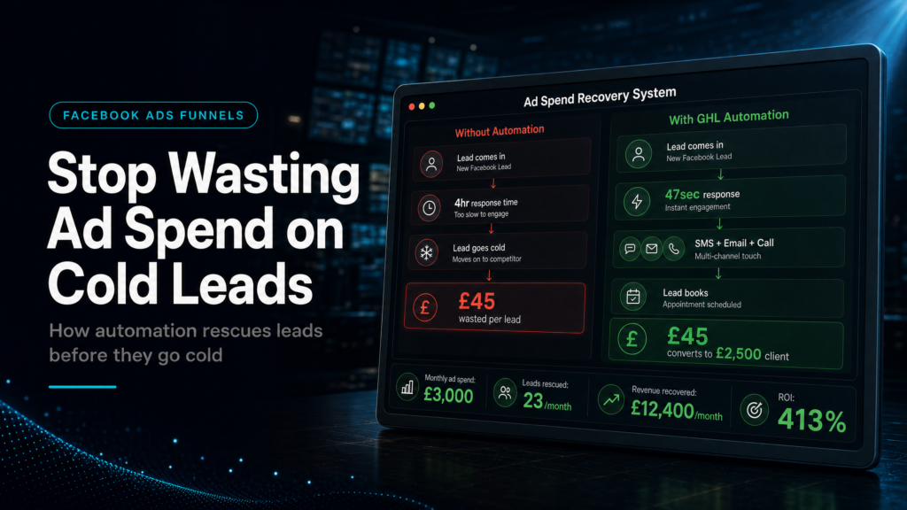 GoHighLevel Facebook Ads Automation: Stop Wasting Ad Spend on Leads That Go Cold