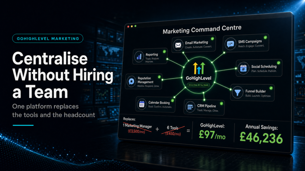 GoHighLevel Local Business Marketing: Centralise Without Hiring a Team