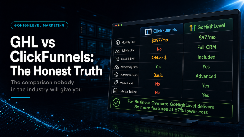 GoHighLevel vs ClickFunnels: Honest Comparison