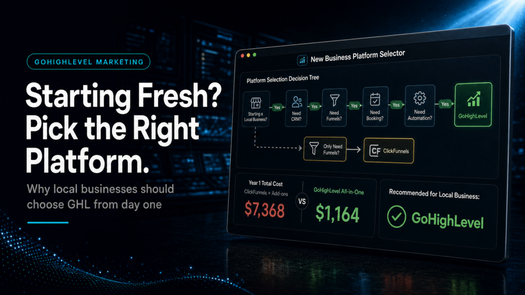 GoHighLevel vs ClickFunnels for Local Business