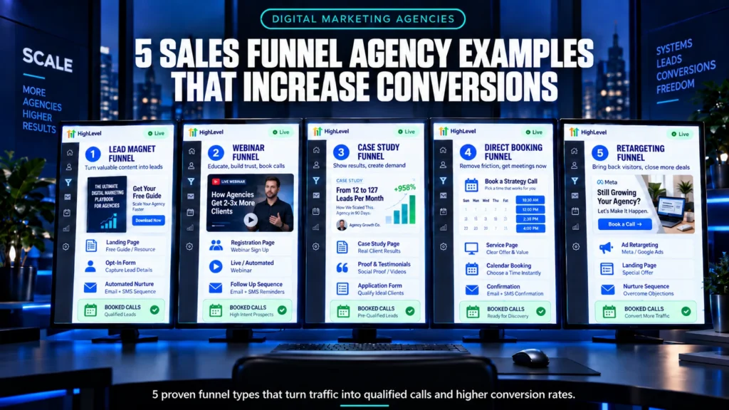 5 Sales Funnel Agency Examples That Turn Traffic Into Revenue