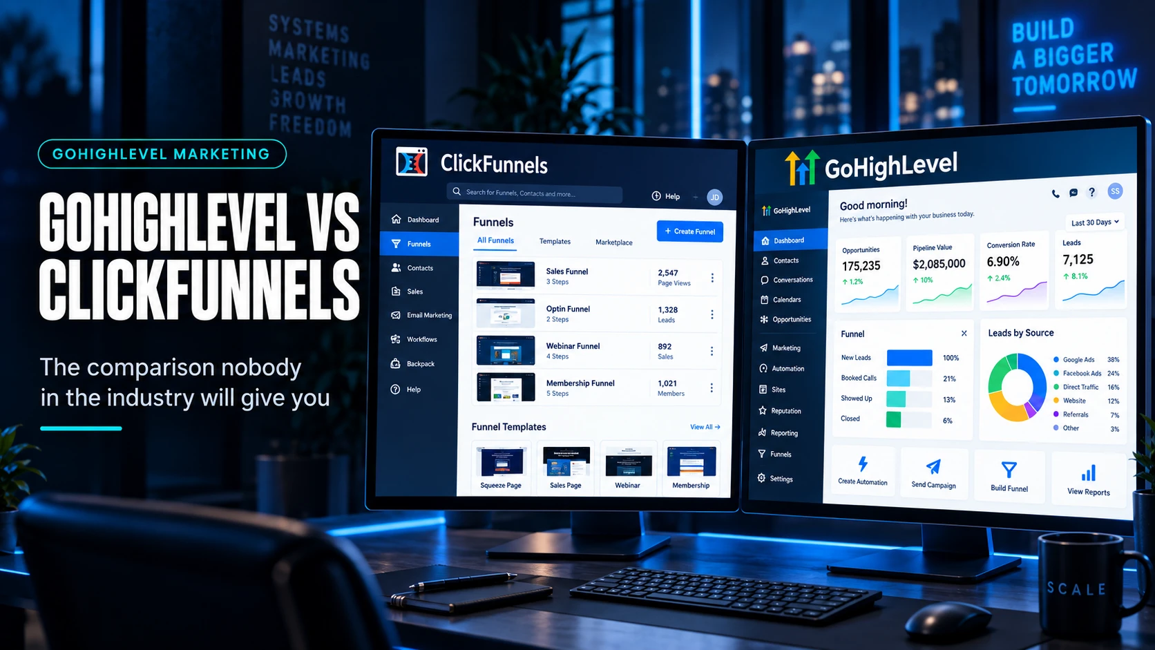 GoHighLevel vs ClickFunnels: Which Fits Your Business?